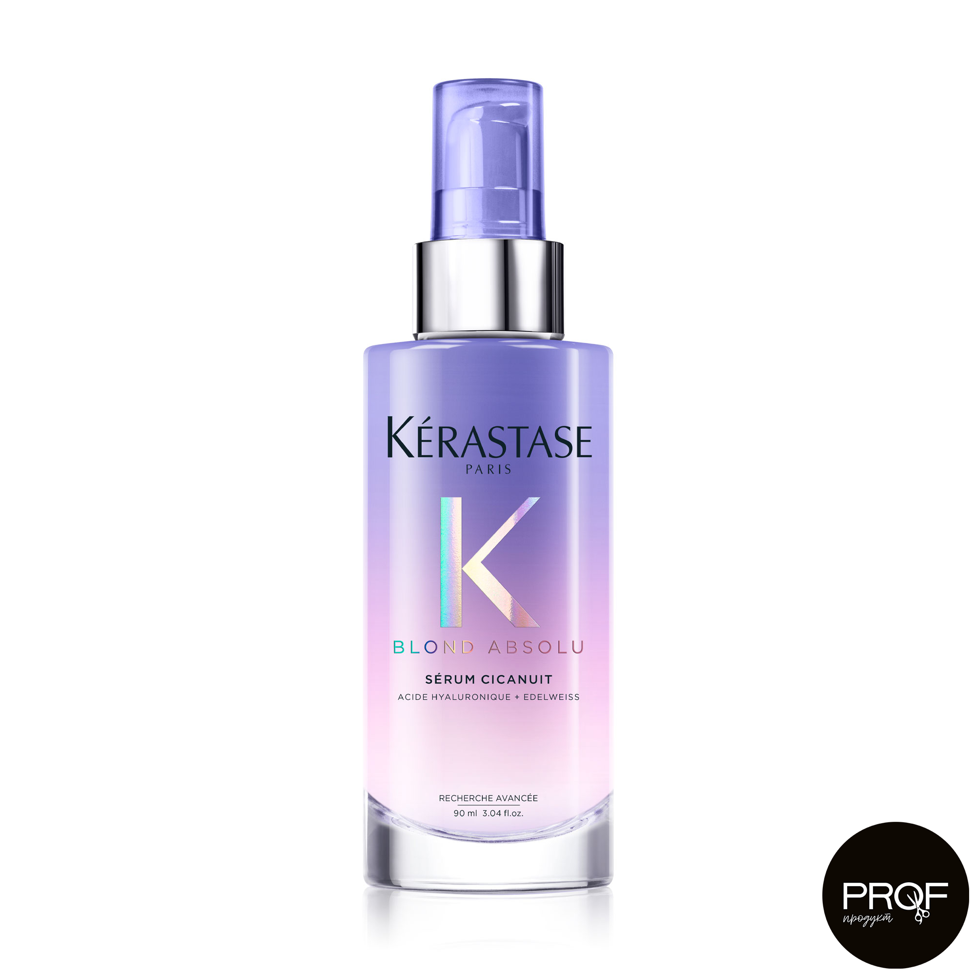 Нічна відновлювальна сироватка Kerastase Blond Absolu Serum Cicanuit для освітленого або мелірованого волосся, 90 мл