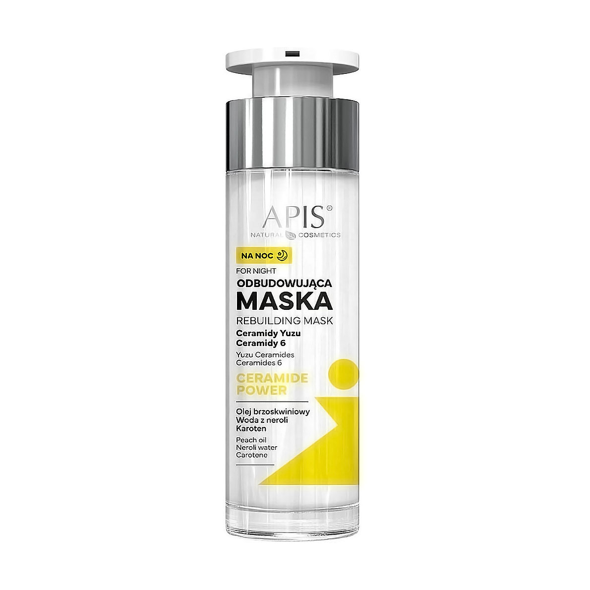 Уцінка! Нічна відновлювальна маска для обличчя Apis Natural Cosmetics Ceramide Power Rebuilding Mask, 50 мл
